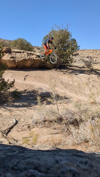 Optional drop at the intersection of Holy Cross and Holy Bucket.