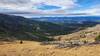 Looking down valley from near the top of Casey Meadows Trail. The meadows that you see are the actual Casey Meadows.