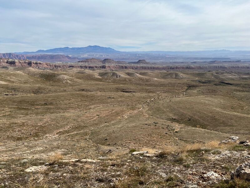 View east to St. George