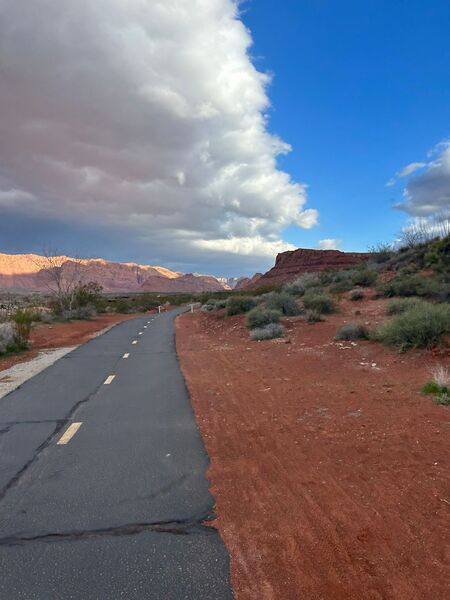 Snow Canyon views.