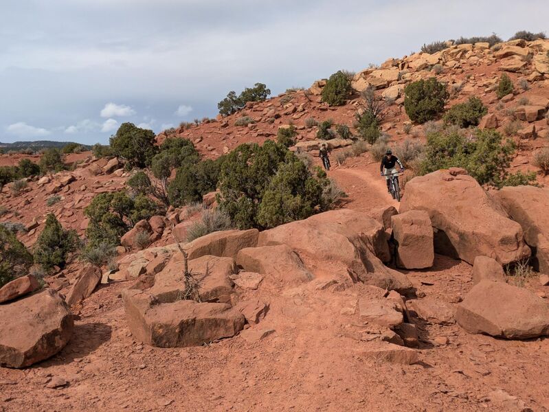 Rock gardens/jumps on Cairn-Age.