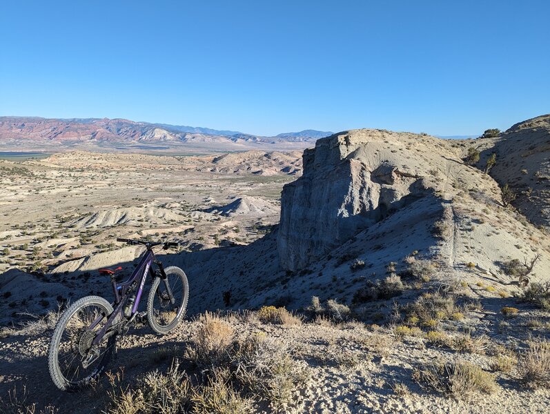 Narrow moto singletrack and skidders off the ridge back to the valley floor.