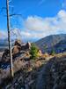 Top of Heart trail looking across at Mount Elden.