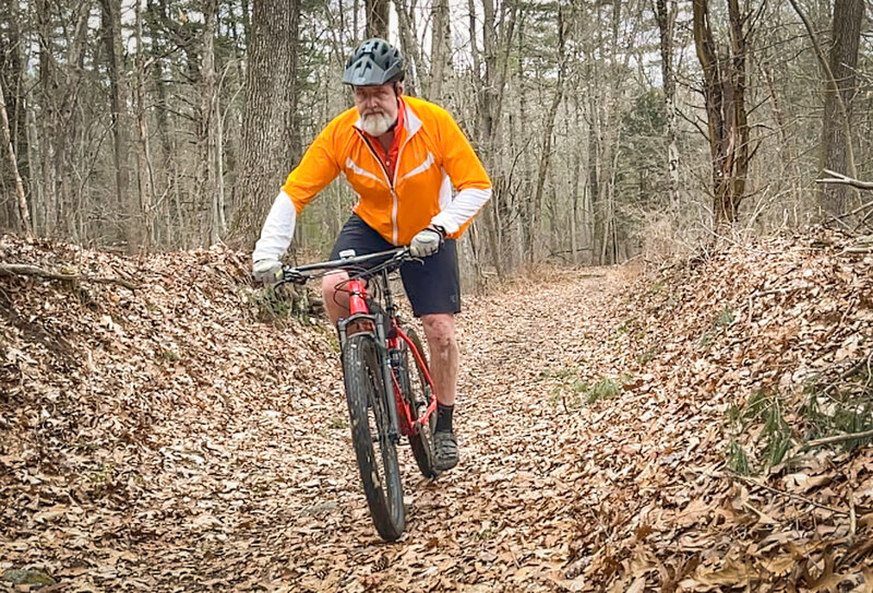 Not technical, but fun trails that have a "deep woods" feel.