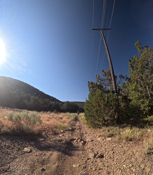 start of the powerlines