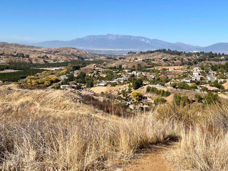 View of San Timoteo Canyon.