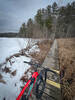 Beaver activity can force water levels fairly high.