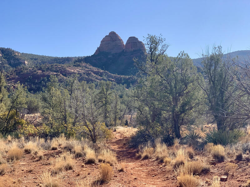 View of Turkey Dome from the trail