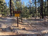 Junction of AZT alternate passages north of Flagstaff. Pay attention to signs because the trail networks are confusing.