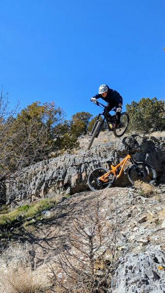 Optional rock drop on Flintstone.