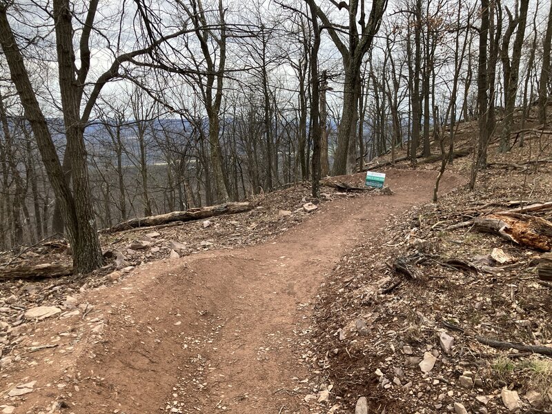 Entrance berms on Giddy-Up.