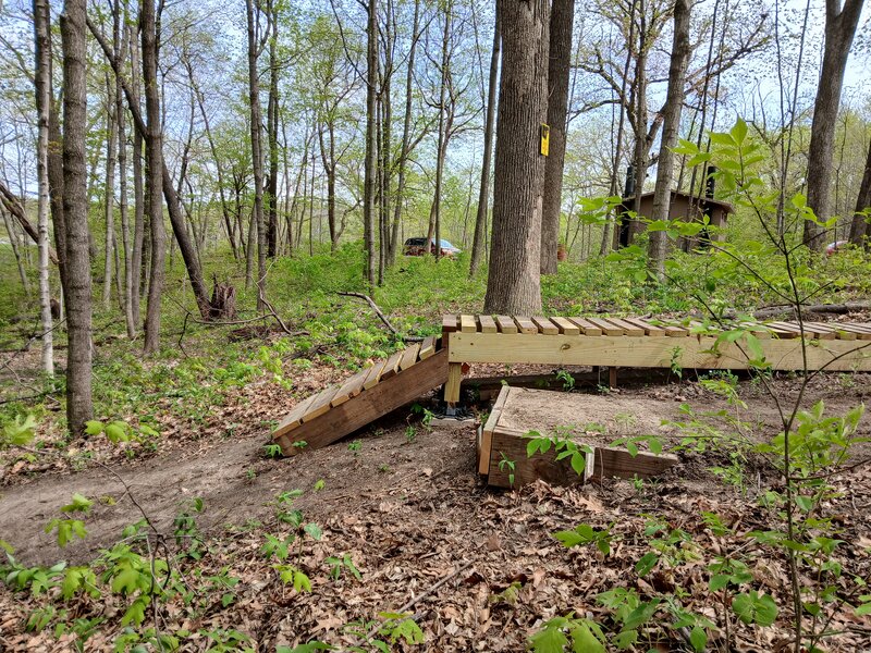 Side view of short and mid drops.