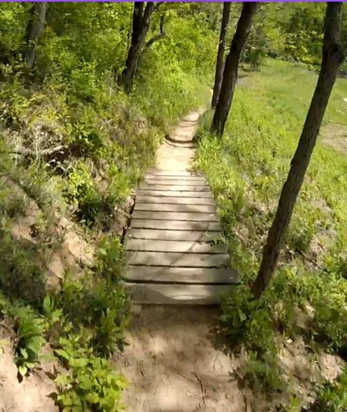 Bridge, by ball fields.