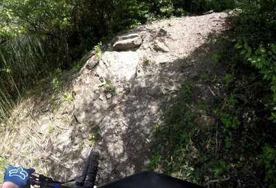 Small rocky climb.