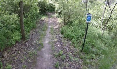 This trail is now named "The Thicket".