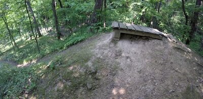 Jump, side view.