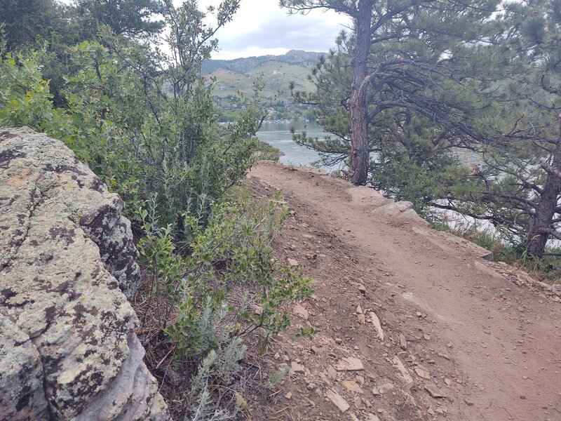 Horsetooth Rock from the trail.