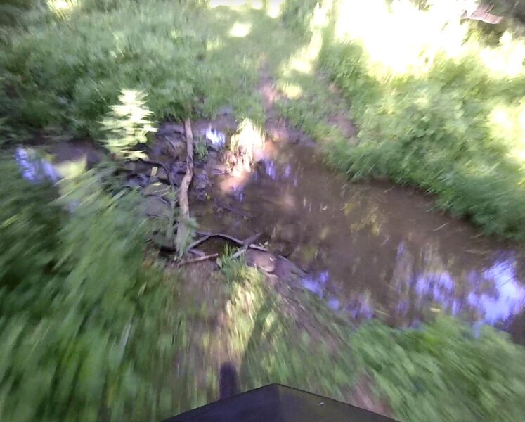 Creek crossing near the eastern trailhead.