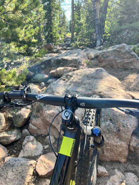 Rock garden towards the top of powderhorn.