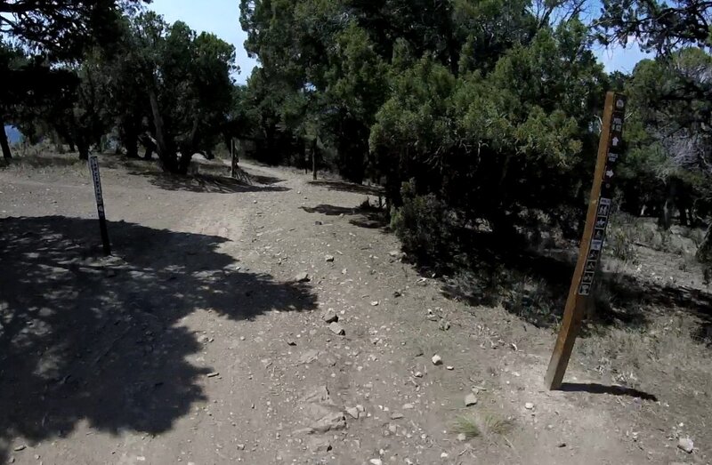 Trailhead marker.