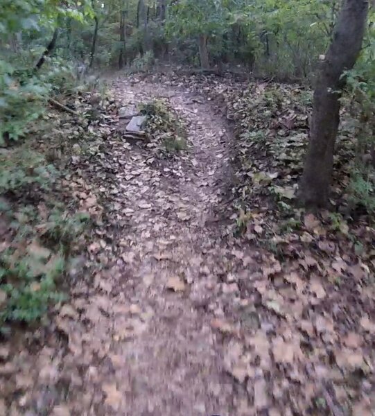 Small drop for bikers going north.