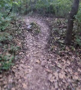 Small drop for bikers going north.