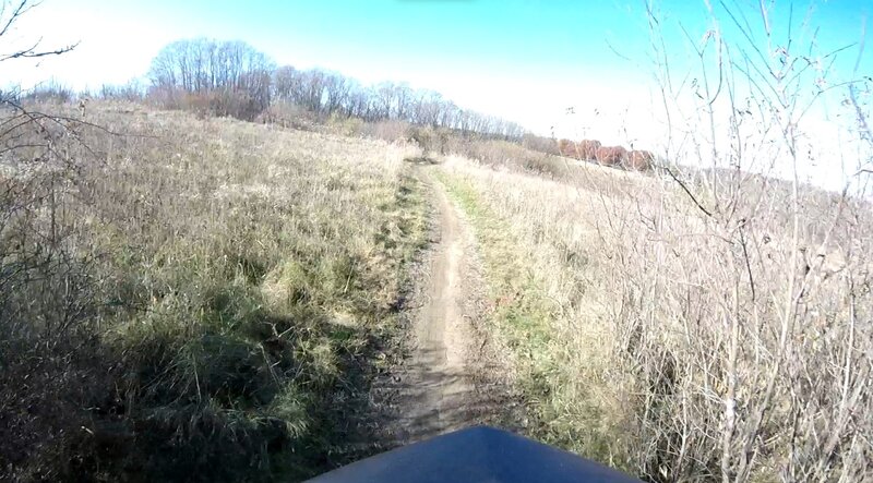 Emerging onto the prairie.