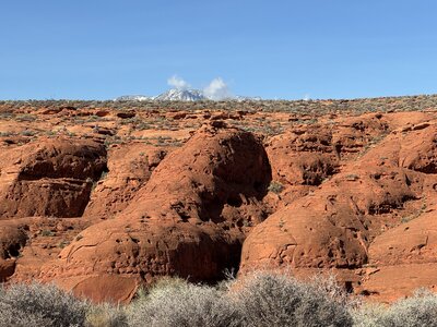 Two riders head north on upper Church Rocks.