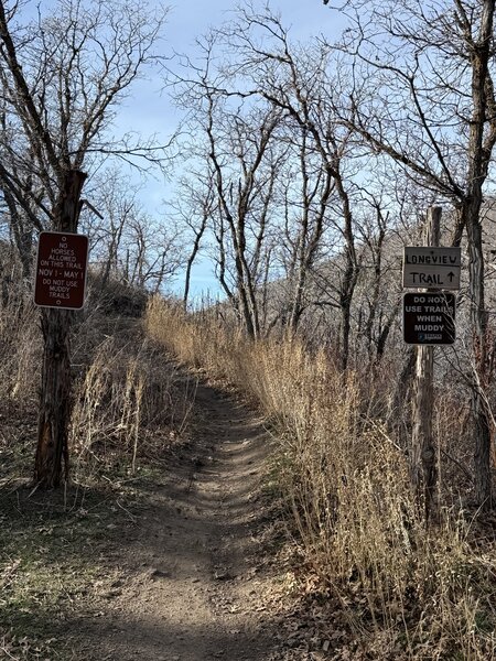 Trail crossing point