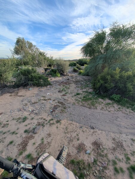 Second large wash crossing.