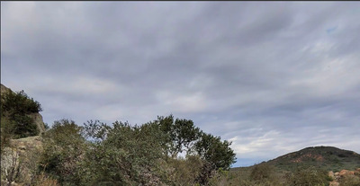 Pretty sky near the waterfall.