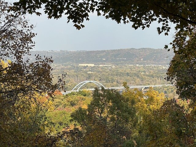 View from the bench on the Soo Line Trail.
