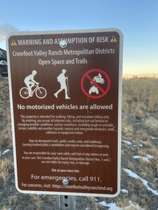 Rules of the trail
