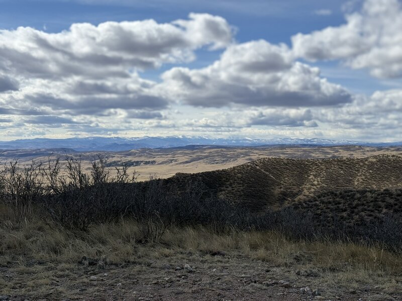 View from the top looking west.