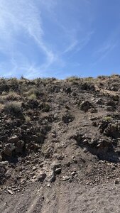 Final steep rock face on Lower Geocache.