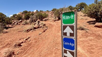 Cairn Age trail in Richfield