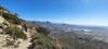 Amazing vistas in the Cordelleres Trail.