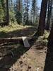 Near the Almeden Drv access point - fun little ramp, very easy, can walk over.