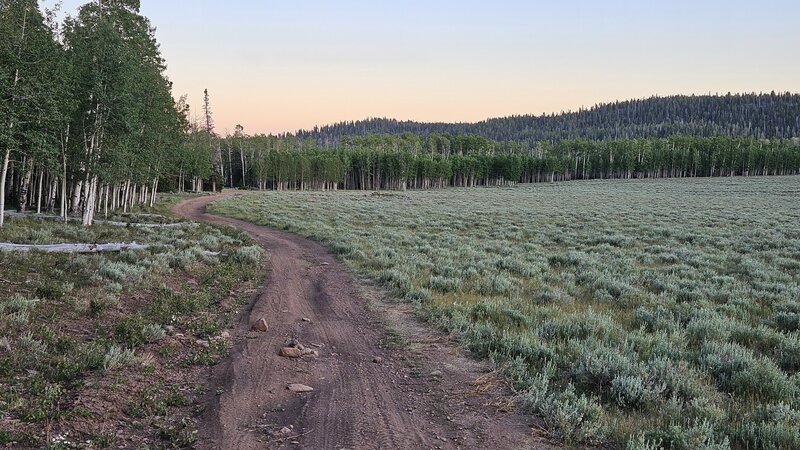 Sunset over Marathon Trail