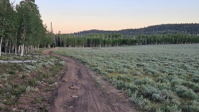 Sunset over Marathon Trail
