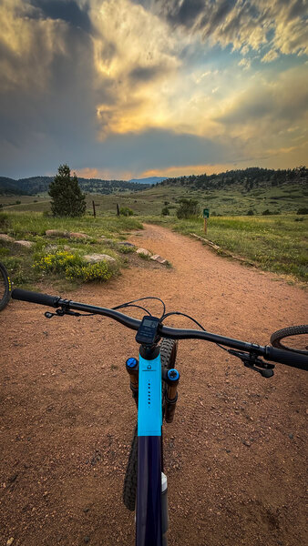 At the top of antelope at the bitterbrush junction looking out towards the lollipop section towards nelson loop.