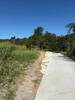 Entrance to trail from bike path