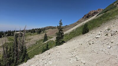 View from the south side of Brian Head Peak along Marathon Trail
