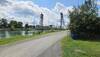 View of the lift bridge.