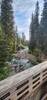 View from Bridge heading to Ousel Falls.