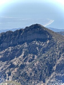 Old Man's east ridge, Oxnard Shores in the background