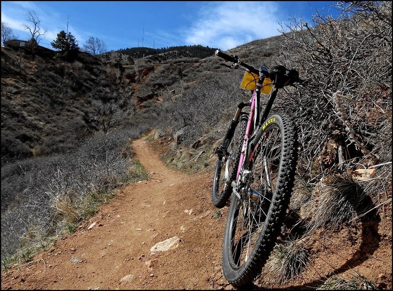 Rolling up Chimney Gulch.