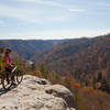 There are many opportunities to look out over the Big South Fork River