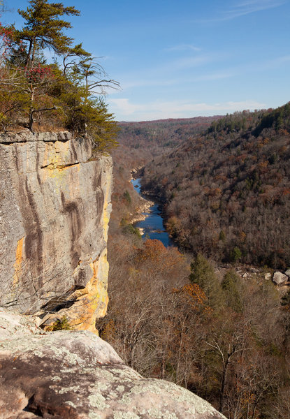 Looking northeast along the Big South Fork River