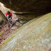 There aren't many technical sections on Grand Gap.  The ones that you will find travel through spectacular settings.